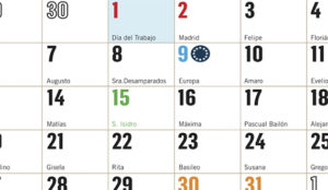 calendarios personalizados 2019