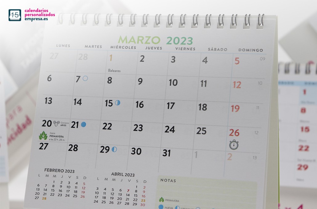 Calendarios con mi logo