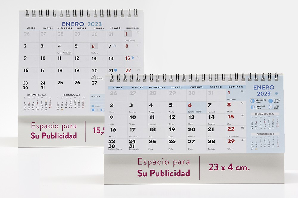 Confinar muy agradable Torrente Calendarios Personalizados para empresa 2024