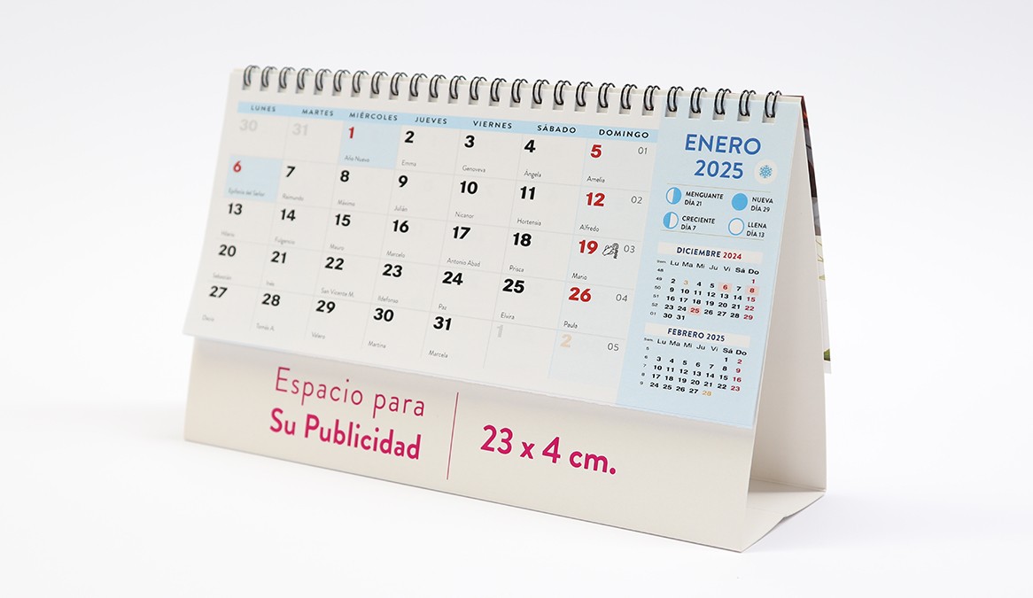 Calendario sobremesa Comunidad Valenciana