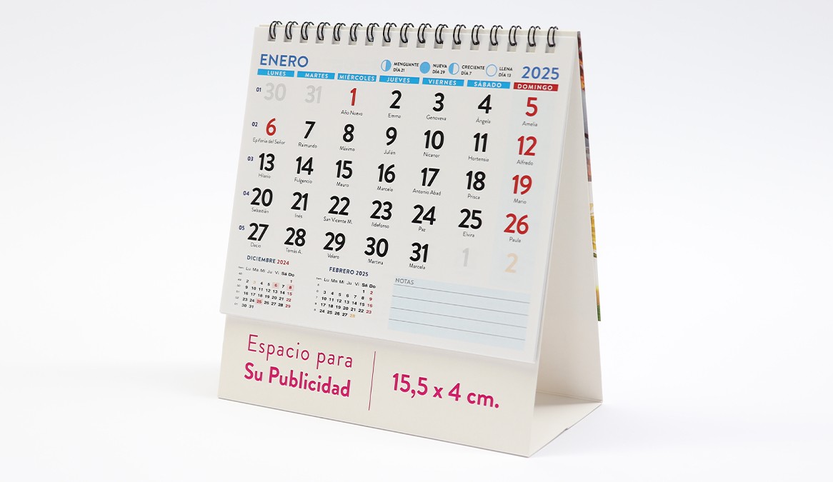 Calendario M portada interior