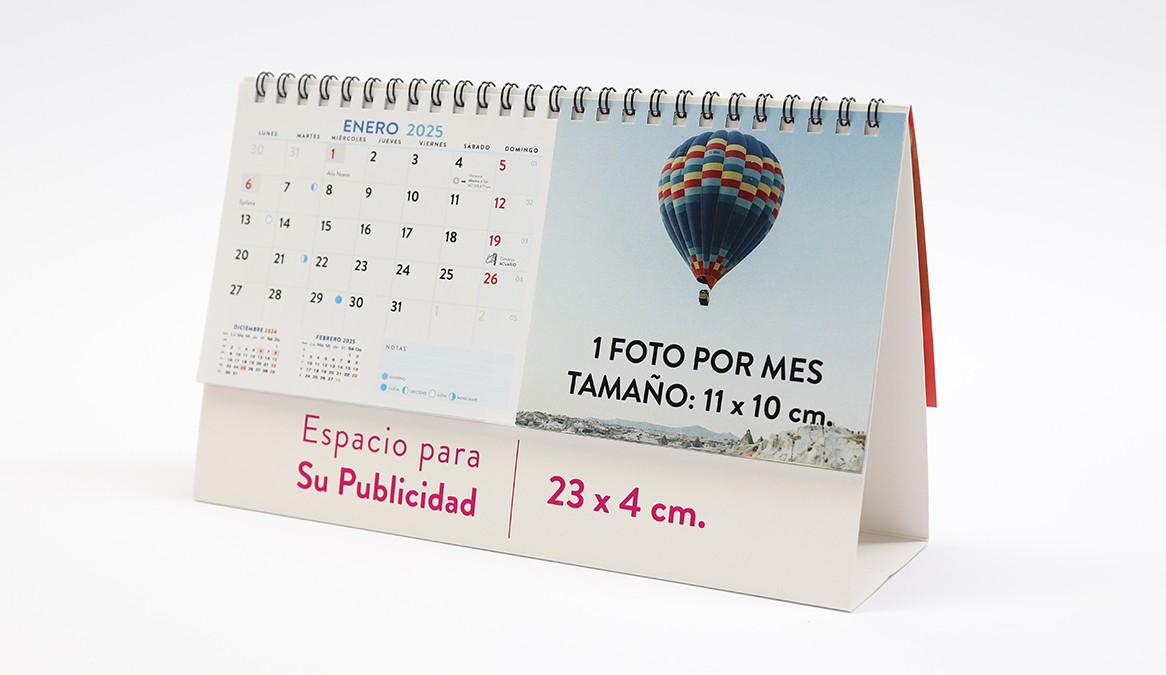 Calendario para empresas S notas