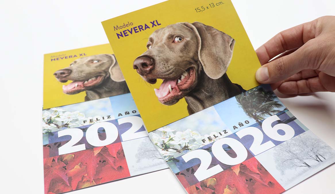 Calendario personalizado de nevera grande